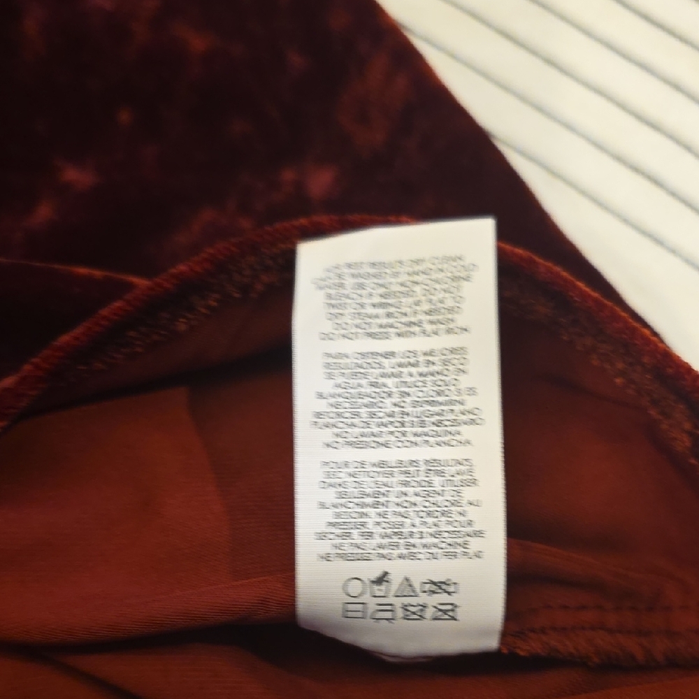 CAbi Burgundy Velvet Midi Dress - Picture 5 of 8